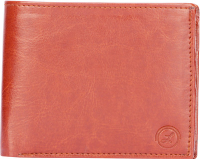 

LIMERENCE Men Red Genuine Leather Wallet(7 Card Slots)