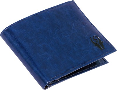 

SAMTROH Men Blue Artificial Leather Money Clip(4 Card Slots)