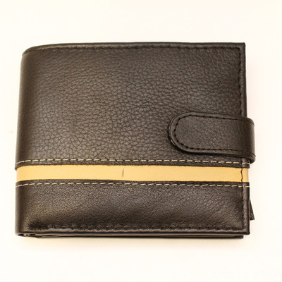 

Harvelle Men Black Genuine Leather Wallet(7 Card Slots)