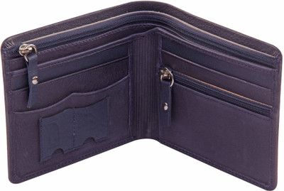 

alton Men Blue Genuine Leather Wallet(5 Card Slots), Multi