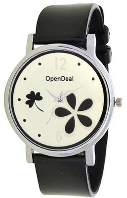 

OpenDeal Black Stylish New Designer Flavour Print Dial Watch For Girls & Women Watch - For Girls