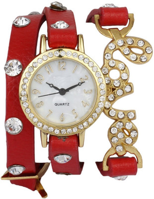 swan RED BEAUTIFUL LOVE DORI FOR GIRLS Analog Watch - For Women
