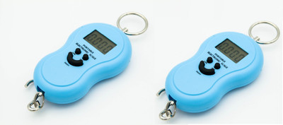 

MANOGYAM Mini Portable Digital Kitchen/Luggage Hanging LED Smiley Weighing Scale(SET OF 2) Weighing Scale(Multicolor)