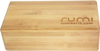 

Rumi Yoga Block MIni - Bamboo (9"x 4.5"x 3) Yoga Blocks(Brown Pack of 1)
