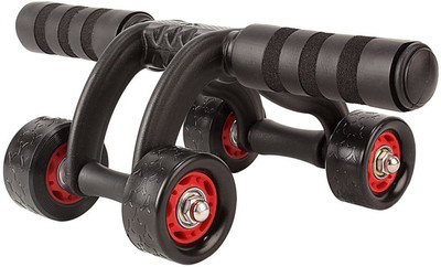 

GOCART ABS Belly Trainer 4-Wheel Abdominal Wheel Power Ab Roller For Home Gym Muscle Exercise Ab Exerciser(Black)