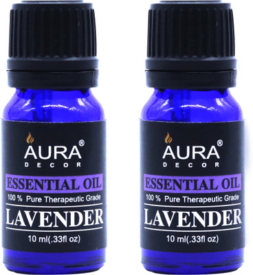 

AuraDecor Lavender Essential Oil Set of 2(10 ml)
