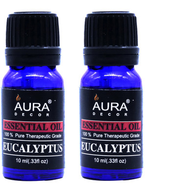 

AuraDecor Eucalyptus Essential Oil Set of 2(10 ml)