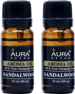 

AuraDecor Sandalwood Aromatherapy Oil Set of 2(10 ml)