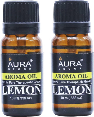 

AuraDecor Lemon Aromatherapy Oil Set of 2(10 ml)