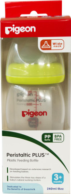 

Pigeon WN Nursing Bottle with Plus Type Nipple - 240 ml(Green)