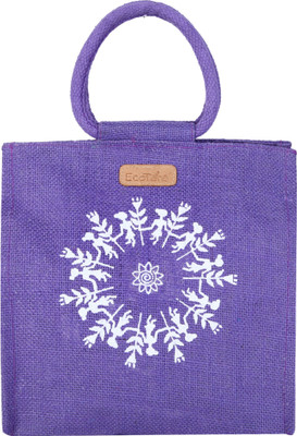 

Ecotara Jute Bag Lunch Bag(Purple, 2 L)