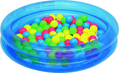 

Bestway 2-Ring Ball Pit Play Pool With 50 Balls(Blue)