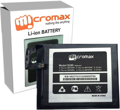 

Micromax Q380 (3000 mah) Battery( )