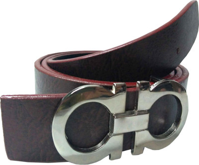

Design Villa Men Casual Brown Artificial Leather Belt