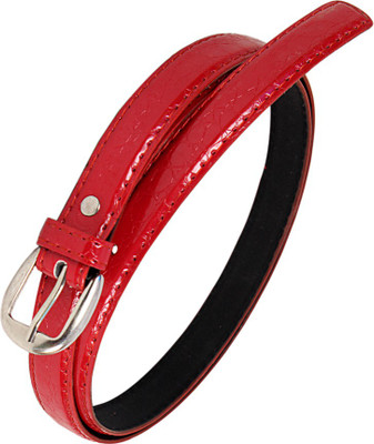 

Garri Women Casual Red Artificial Leather Belt