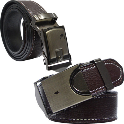 

Sun Shopping Men Formal Brown Synthetic Belt
