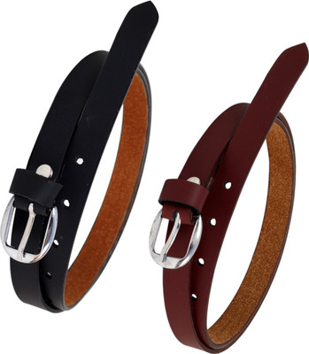 

Garri Women Casual Black, Brown Genuine Leather Belt