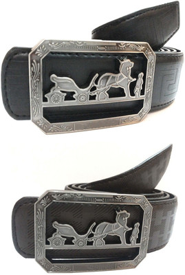

Design Villa Men Casual Black, Brown Artificial Leather Belt