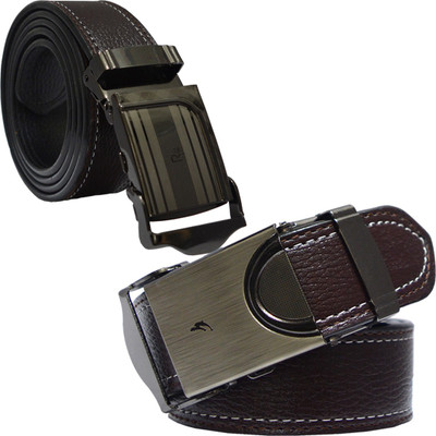 

Sun Shopping Men Formal Brown Synthetic Belt