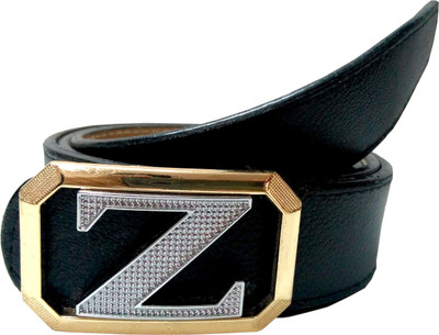

Design Villa Men Casual Black Artificial Leather Belt