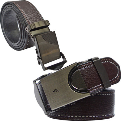 

Sun Shopping Men Formal Brown Synthetic Belt
