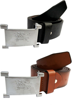 

Design Villa Men Casual Black, Brown Artificial Leather Belt