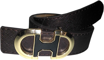 

Design Villa Men Casual Brown Artificial Leather Belt