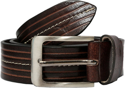 

Hidekraft Men Casual Brown Genuine Leather Belt