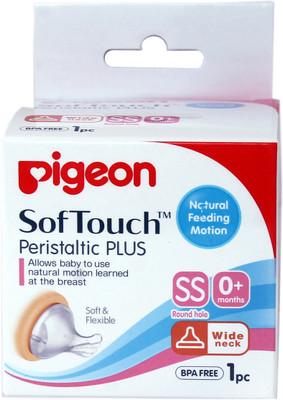 

Pigeon Softouch Peristaltic Plus Slow Flow Nipple(Pack of 1 Nipple)
