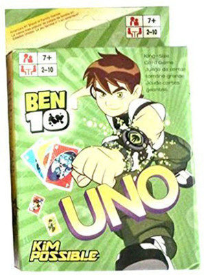 

HickoryDickoryBox UNO Ben10 Card Game | Ben10 Design UNO Card Game(Multicolor)