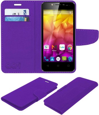 ACM Flip Cover for Hitech Air 3i(Purple, Cases with Holder, Pack of: 1)