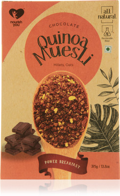 

Nourish You Quinoa Muesli - Chocolate(375 g, Box)