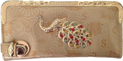 

Dholakiya Party Gold Clutch