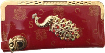 

Dholakiya Party Red Clutch
