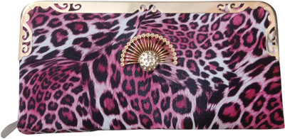 

Haryana Craft Casual Pink Clutch