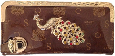 

Dholakiya Party Brown Clutch