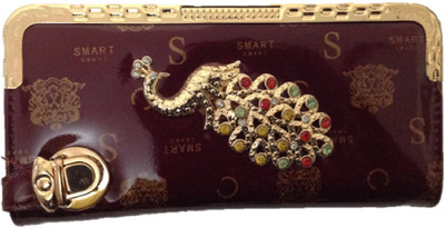 

Dholakiya Party Brown Clutch