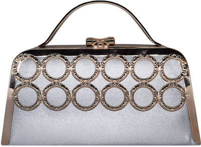 

Bagaholics Party Silver Clutch
