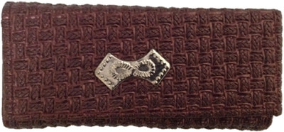 

Dholakiya Party Maroon Clutch