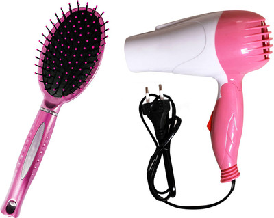 

Majik Hair Dryer And Palour Use And Daily Use Hair Brush For Men | Women And Kids | Hair Brush For Women (Set of 2 )(Set of 2)