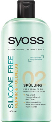 

Schwarzkopf Syoss Silicone Free Repair & Fullness 02 Spulung Conditioner(500 ml)