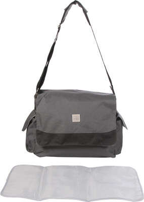 

MeeMee Multipurpose Diaper Bag with Bottle Warmer & Changing Mat (Dark Grey) Nursery Bag(Dark Grey)