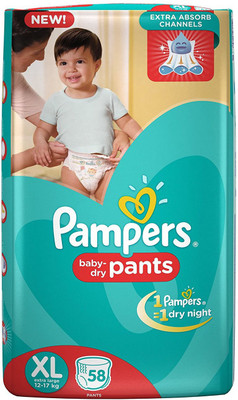 

Pampers XL-58 - XL(58 Pieces)