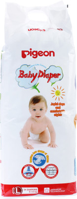 

Pigeon Baby Diaper - L(34 Pieces)