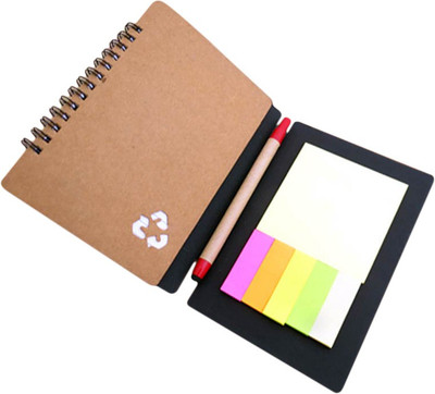 

Shadowfax A3 Notebook(Green Executive 5 Subject, Brown)