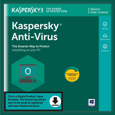 KASPERSKY 1 User 1 Year Anti-virus (Email Delivery - No CD)(Standard Edition)