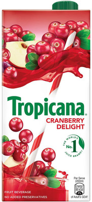 Tropicana Cranberry Delight Fruit Beverage 1 L