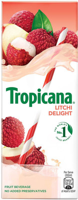 

Tropicana Litchi Delight Fruit Beverage 200 ml