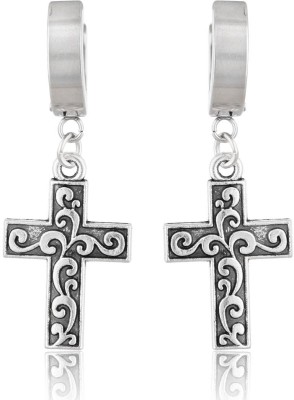 Sullery Jesus Cross Piercing Surgical Metal Huggie Earring