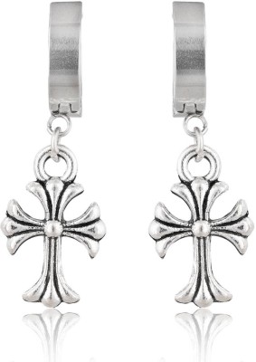 Sullery Jesus Cross Piercing Surgical Metal Huggie Earring